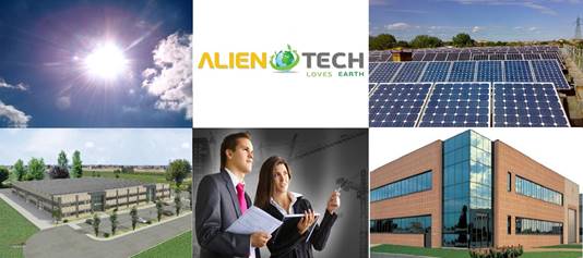 Gallery of pictures representing the sun, photovoltaic panels and managers at work.